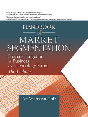 cover image of Handbook of Market Segmentation